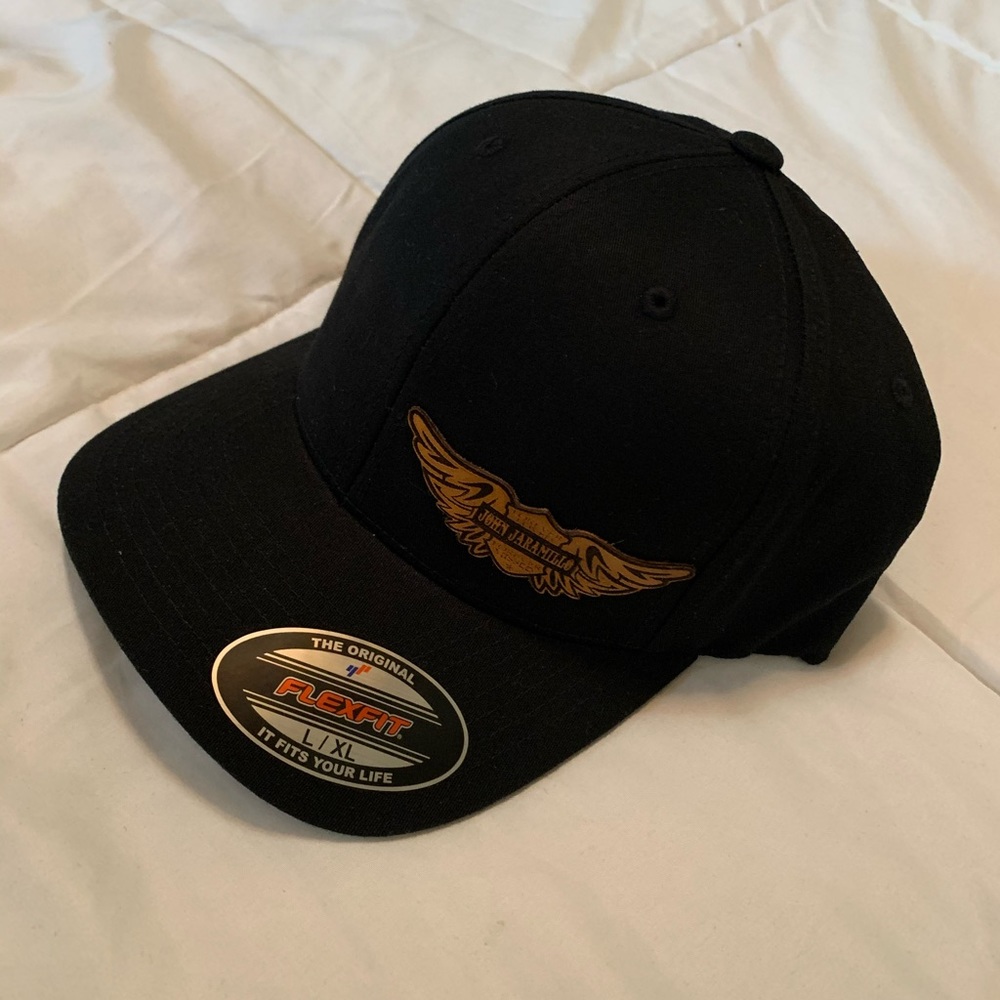 Hand Stitched Custom Leather Patch Hat - image 3